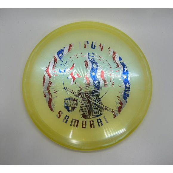 NEW Discmania 177g Iron Samurai 4 Eagle McMahon AMERICAN FLAG Chroma C-line MD3 - Picture 4 of 5